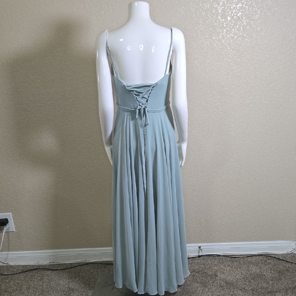 Elegant Blue Maxi Dress - Picture 5 of 7